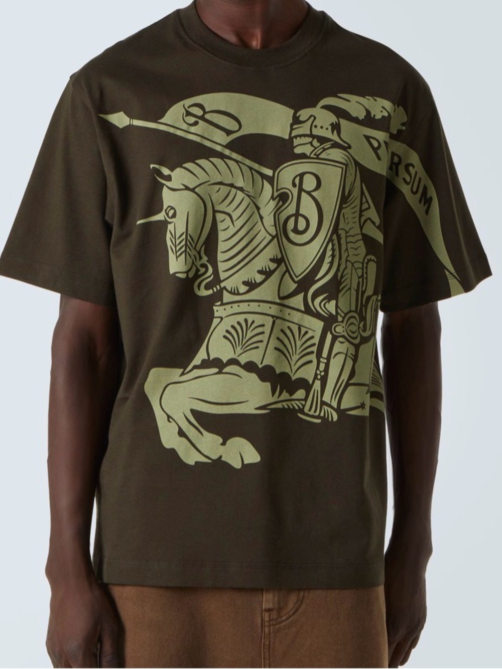 Burberry EKD Knight T-shirt Oil XL NWT